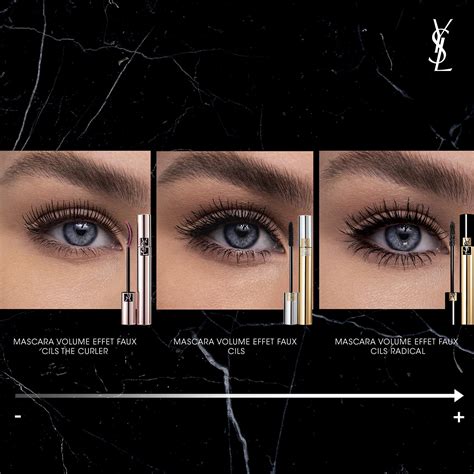 mascara ysl volume effet faux cils radical|yves saint laurent shocking mascara.